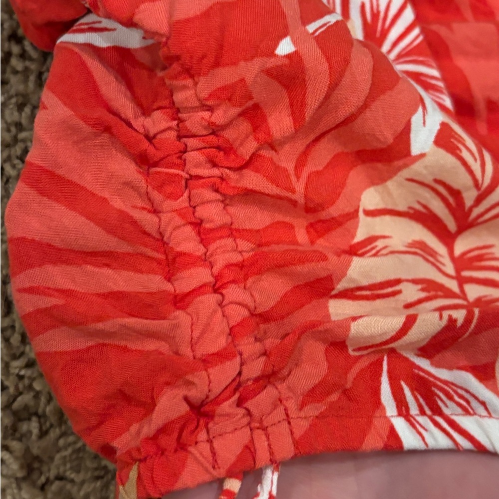 Roxy Cinched Cropped Beach Shirt - Picture 2 of 5